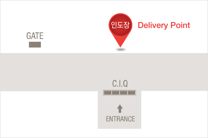대구공항 인도장 위치 지도