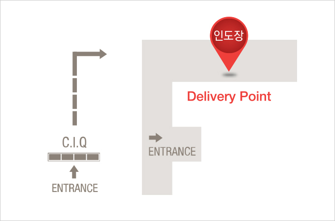 부산항 인도장 위치 지도
