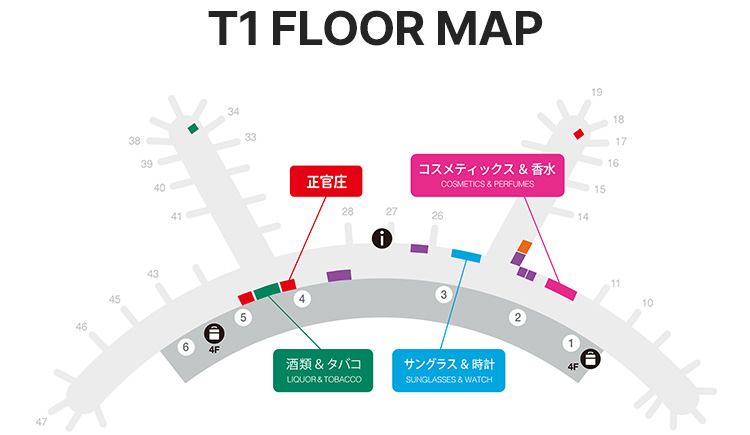 T1 FLOOR MAP