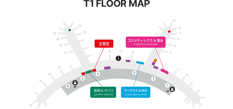 T1 FLOOR MAP