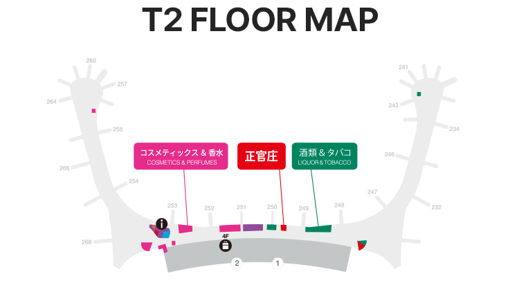 T2 FLOOR MAP