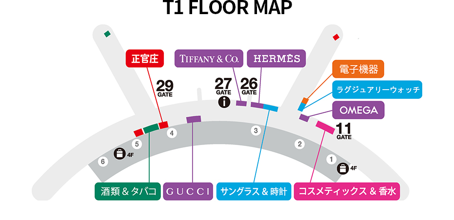 T1 FLOOR MAP