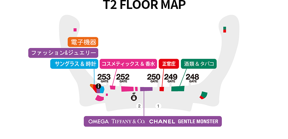 T2 FLOOR MAP